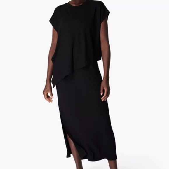 Sweaty Betty Mellow Midi Dress Size XS - Picture 1 of 16